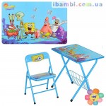 Столик и стульчик DT 20-4 спанч боб